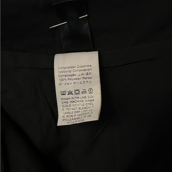 DAZY DARING BLACK SMOOTH BLACK PLEATED FLOWY MIDI SKIRT - Picture 10 of 10